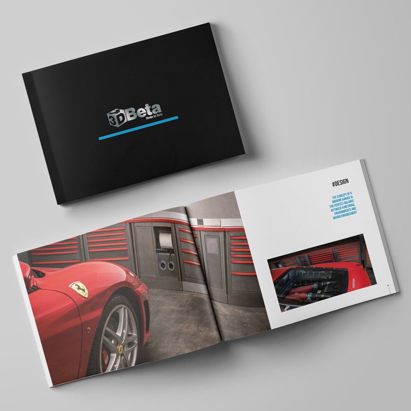 Mobili da officina e cataloghi di 3D Beta mostrano armadi da officina personalizzati e non veicoli