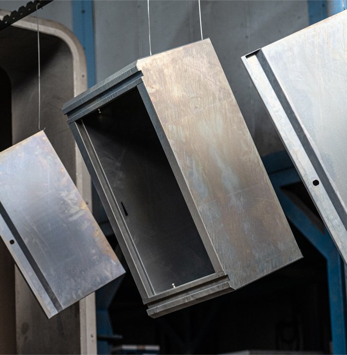 Mobili da officina di 3D Beta con tre armadi elettrici metallici appesi per armadi personalizzati